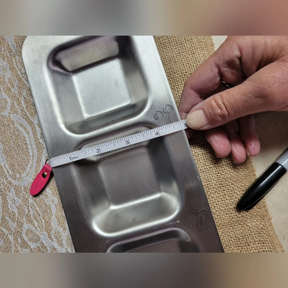 Vintage stainless steel cocktail garnish tray amco